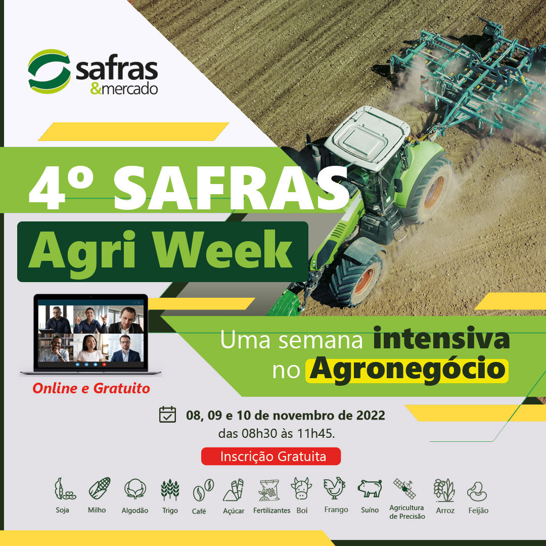 4º SAFRAS Agri Week, uma semana intensiva no agronegócio.